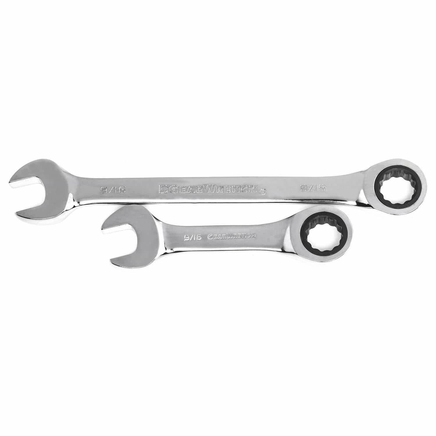 Two metal combination wrenches labeled 5/16", one marked “ENGINEER WRENCHES” and the other used for precision fastening.