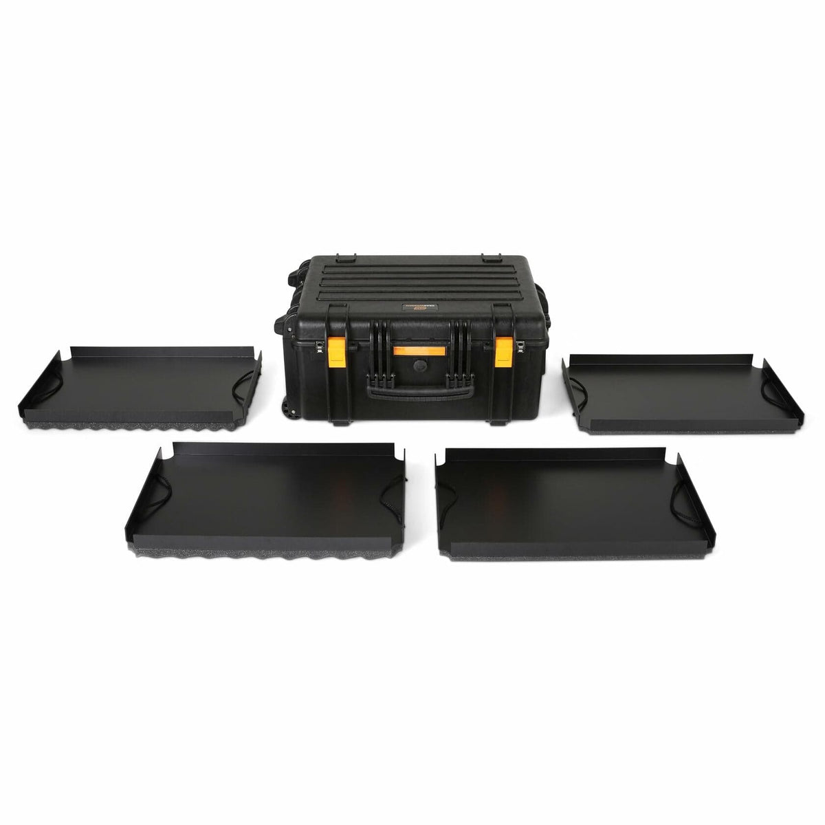 GEARWRENCH GWMP100 Heavy Duty Rolling Tool Carrier Military Grade IP67 Waterproof Case with 4 Modular Foam Trays Lockable for Mobile Mechanics