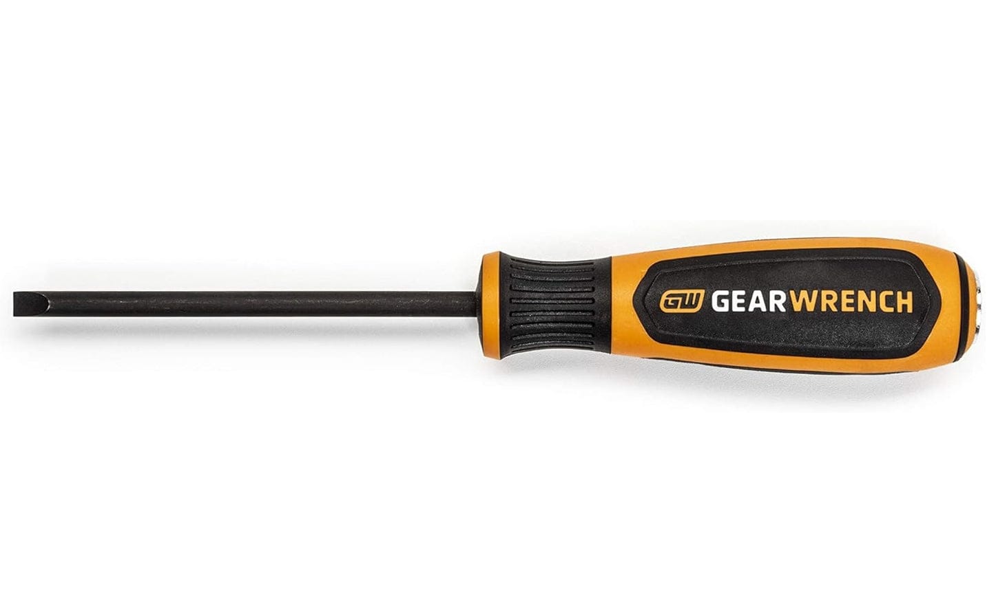 Top-down view of the GearWrench 86092 Bolt Biter impact extraction screwdriver showing the striking end cap and oil-resistant tri-lobe handle.