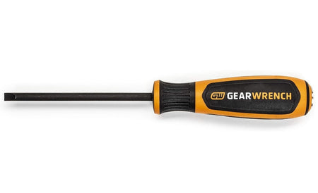 Top-down view of the GearWrench 86092 Bolt Biter impact extraction screwdriver showing the striking end cap and oil-resistant tri-lobe handle.
