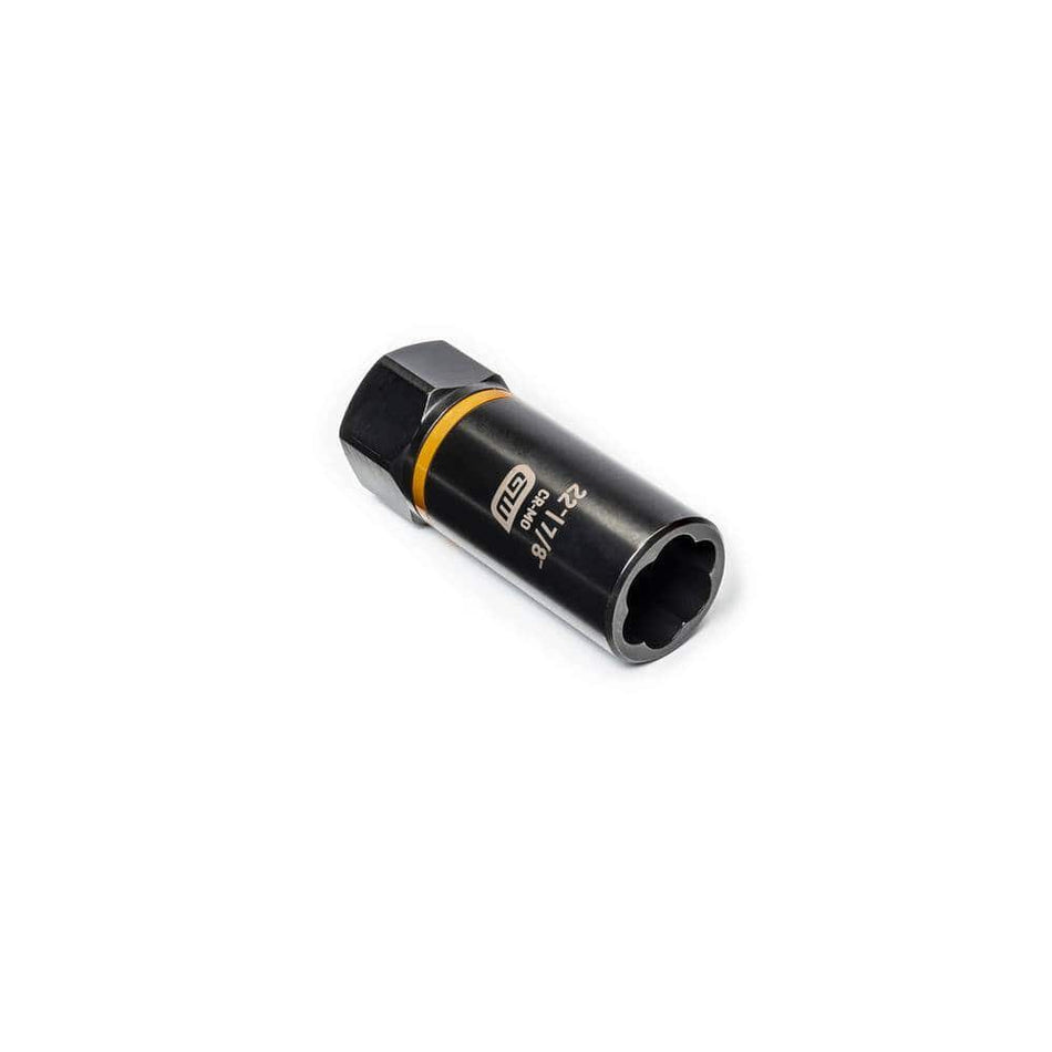 GearWrench 86076 1/2-inch drive 22mm and 7/8-inch deep extraction socket featuring internal tapered flutes and a hex base.