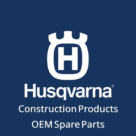 Dark blue Husqvarna branding image with white crown logo and text reading “Husqvarna Construction Products OEM Spare Parts”; used to represent genuine OEM diamond tooling for concrete surface preparation.