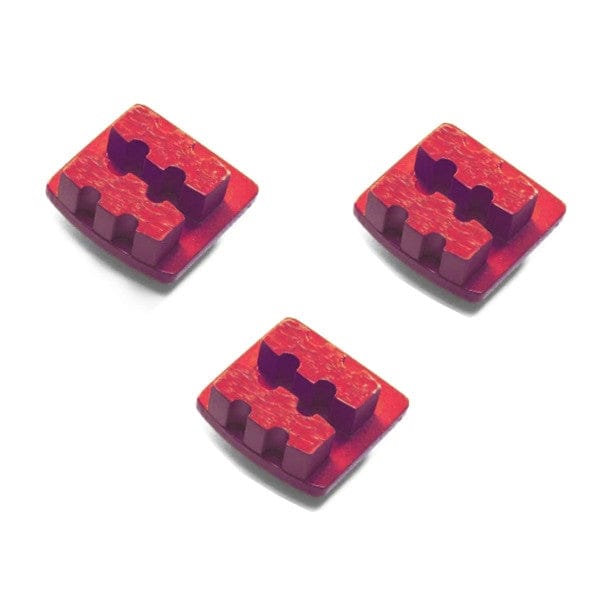 Husqvarna G1473D Hard Bond Diamond Grinding Segments 3-Pack Double Segment for Concrete Grinding