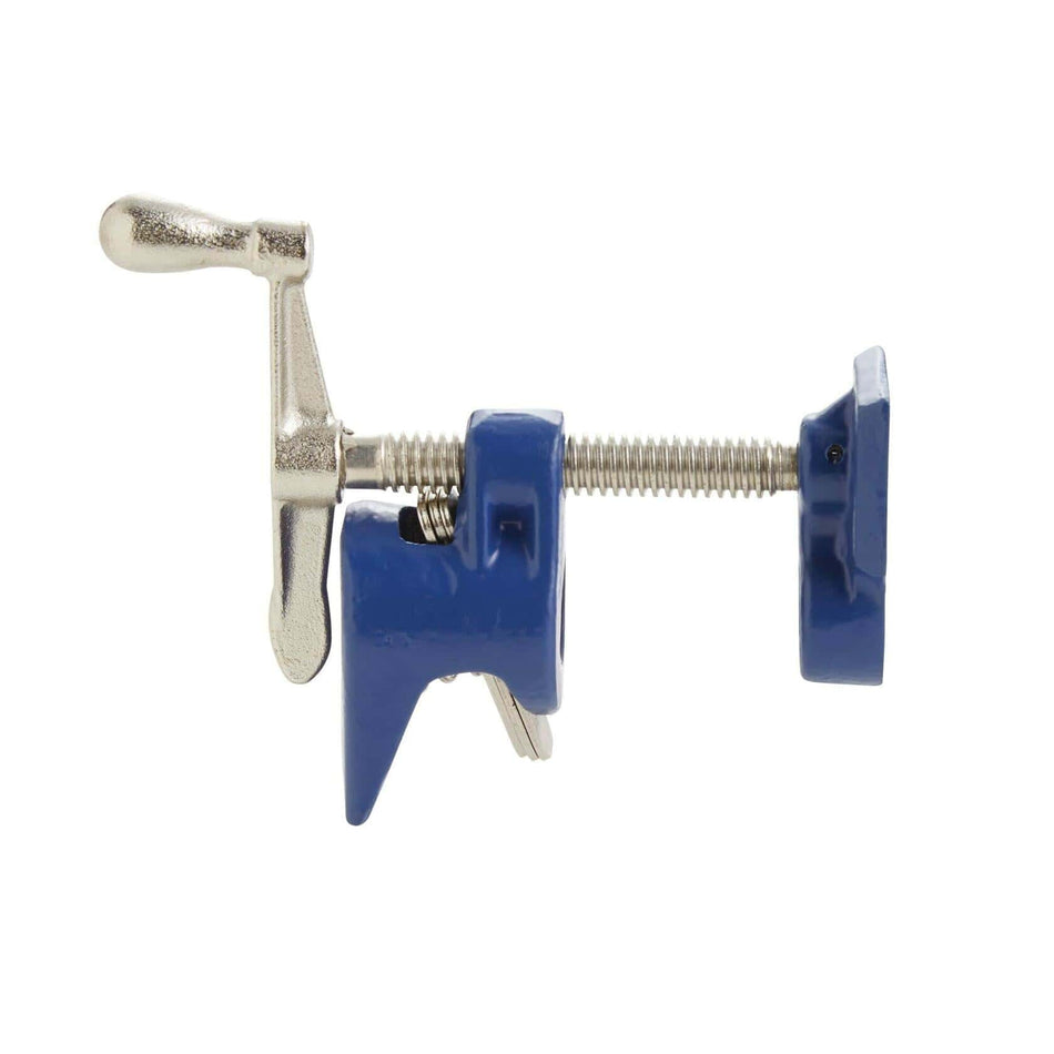 IRWIN 1/2 Inch Pipe Clamp with clutch system and large feet for increased stability and greater clearance.