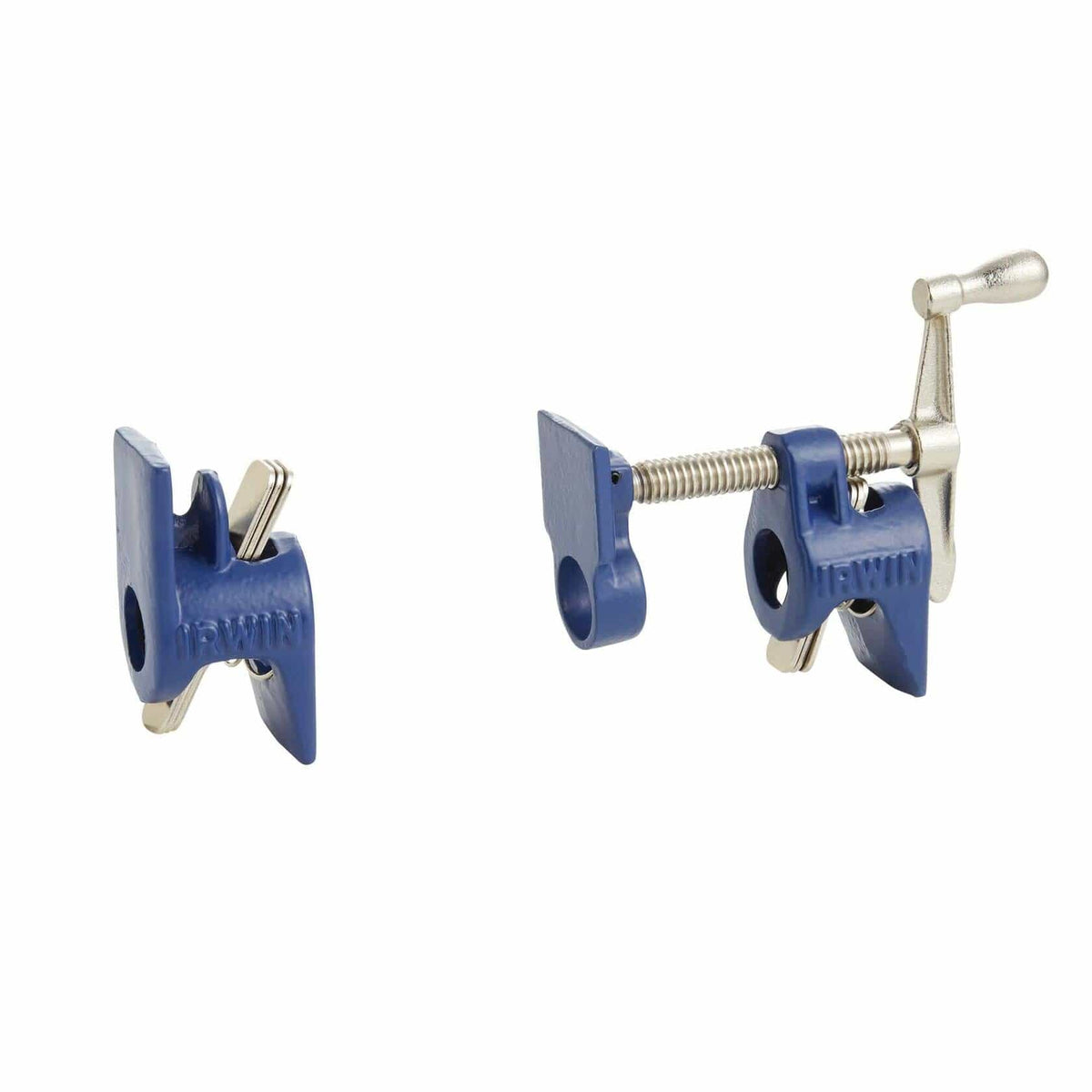 IRWIN 1/2 Inch Pipe Clamp with innovative clutch system and large feet for enhanced stability and clearance