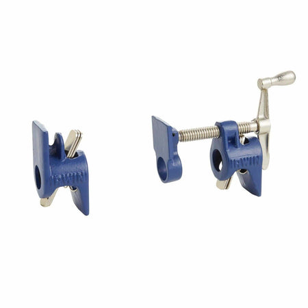 IRWIN 1/2 Inch Pipe Clamp with innovative clutch system and large feet for enhanced stability and clearance