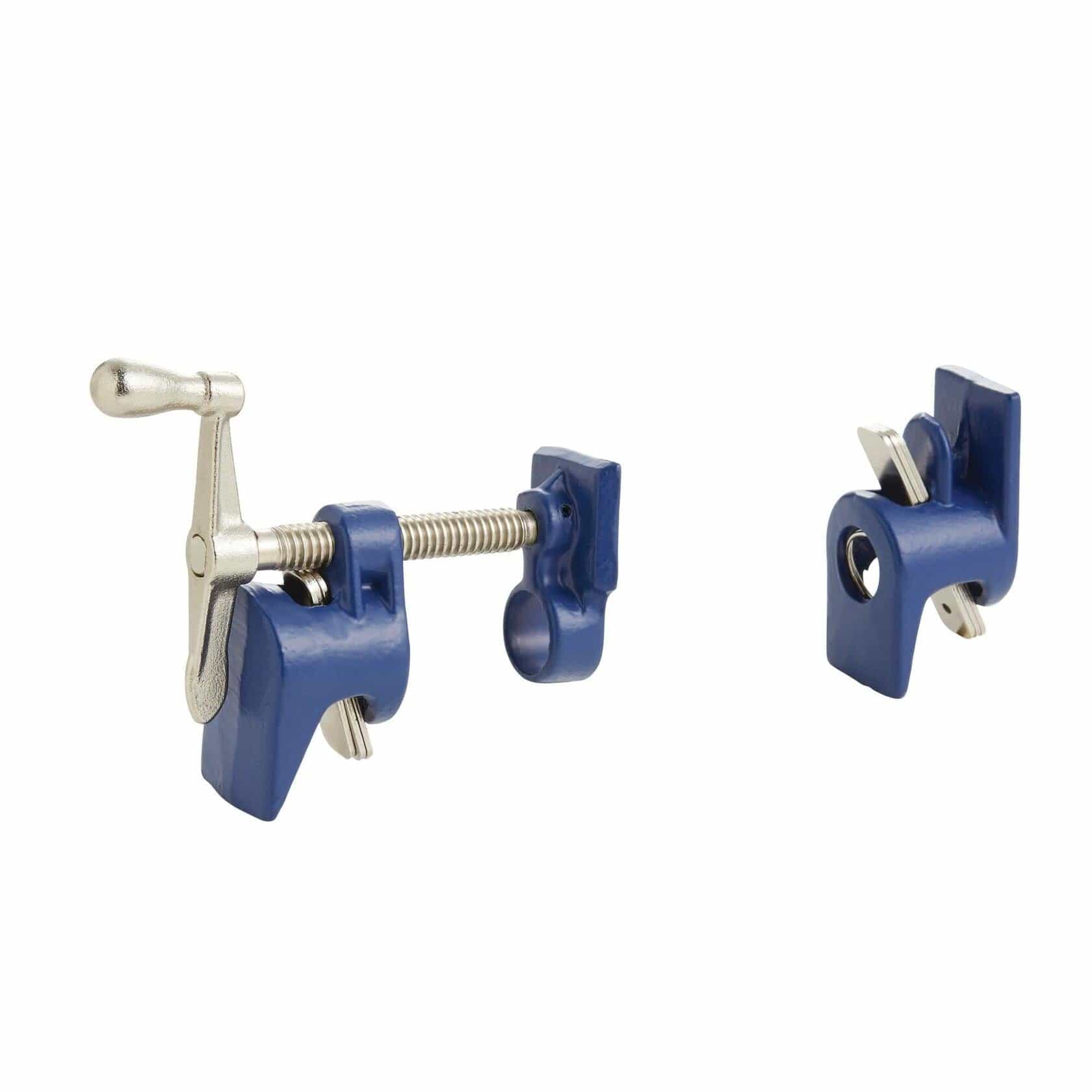 IRWIN 1/2 Inch Pipe Clamp with innovative clutch system and large feet for enhanced stability and greater clearance