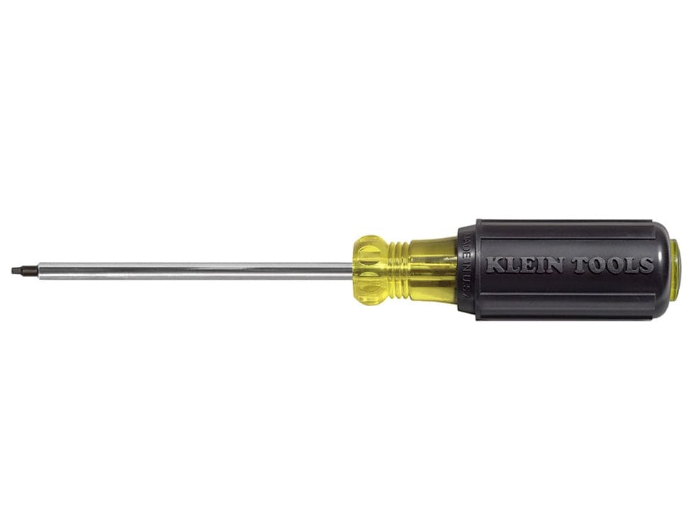 A flat side profile studio shot of the Klein 662 #2 square screwdriver.