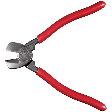 A perspective view of the 6.5-inch compact cable cutter in an open position, showcasing the induction-hardened shearing jaws and the ergonomic handle geometry optimized for clinical accuracy.
