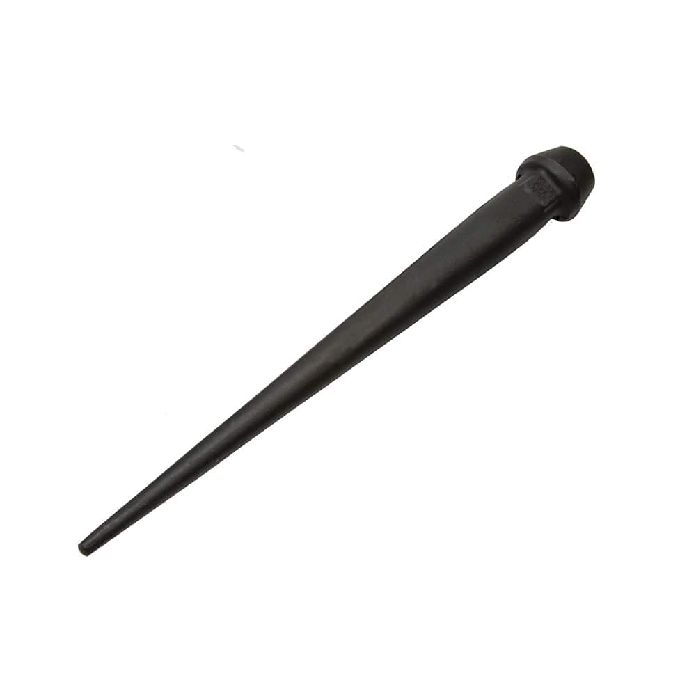 Profile view of the Klein 3255TT 1-1/4-inch bull pin showing the long, smooth taper from the 5/16-inch point to the enlarged head.