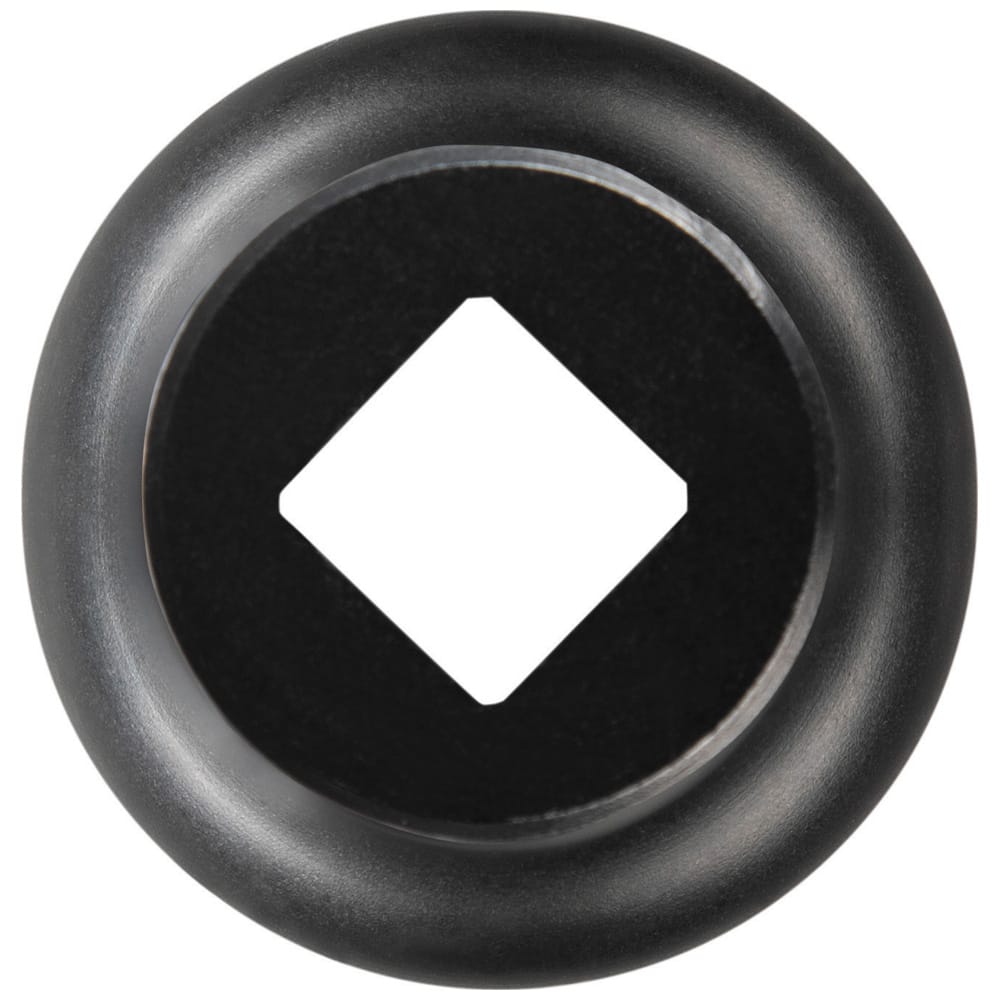 Rear drive view of Klein NRHD4 socket displaying the 1/2-inch square female receiver for impact wrench anvils.