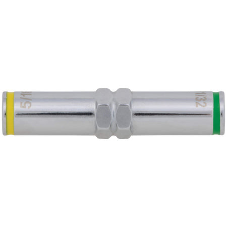 Individual 5/16-inch and 11/32-inch pass-through alloy steel nut driver attachment barrel with color identification rings.
