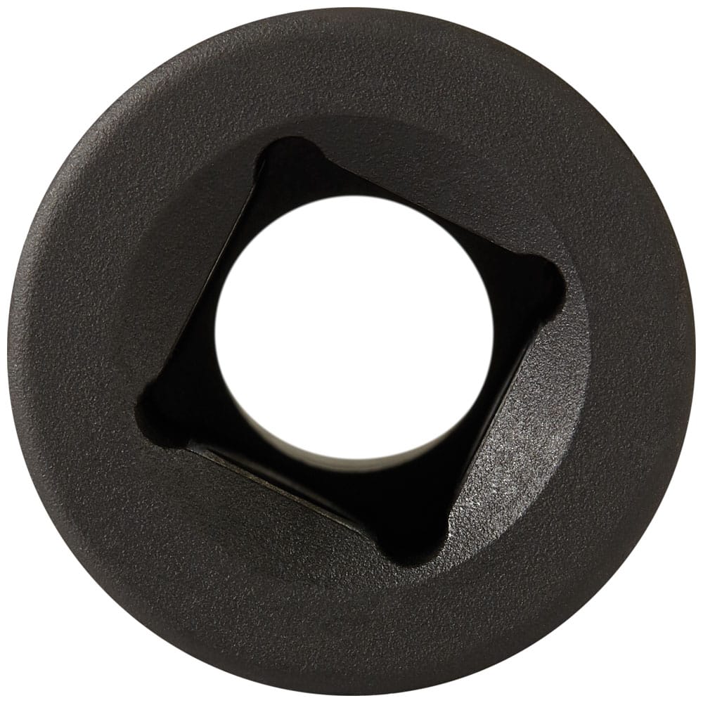 Bottom view displaying the standard 1/2-inch square drive opening for mounting onto power impact wrenches.