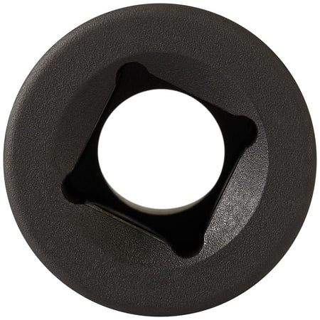 Bottom view displaying the standard 1/2-inch square drive opening for mounting onto power impact wrenches.