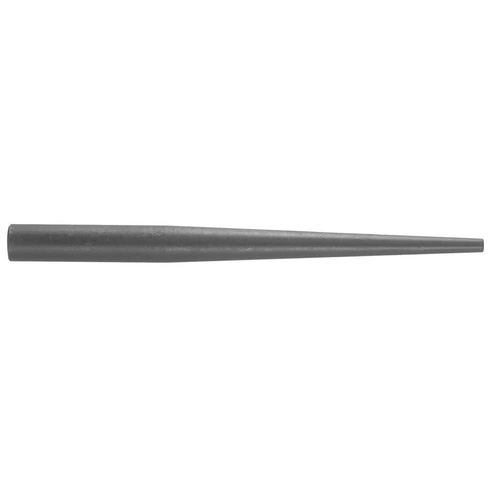 Klein 3265 standard bull pin forged from heat-treated alloy steel featuring a 1-1/4-inch body taper to align structural steel bolt holes.