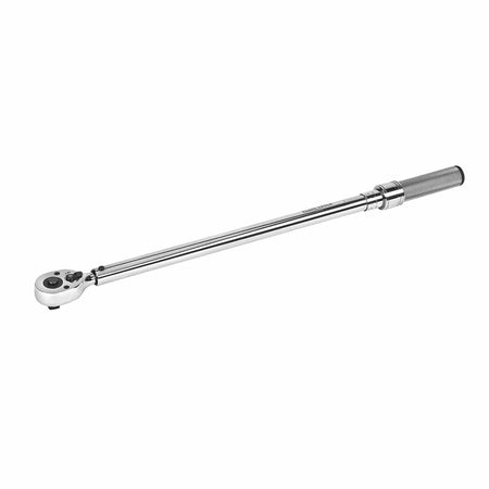 Klein 57010 1/2-inch drive ratcheting torque wrench covering 30 to 250 ft-lb for precision high-voltage busbar and equipment bolting.