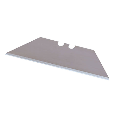 Klein Tools 44101 reversible 2-7/16-inch high-carbon steel utility knife blade with dual mounting notches for secure lock.