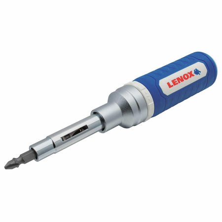 LENOX 8-in-1 Ratcheting Screwdriver Multi-Bit Tool with In-Handle Storage and Magnetic Tip for Versatile Use