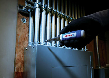 LENOX 8-in-1 Ratcheting Screwdriver Multi-Bit Tool with Magnetic Tip used on electrical panel conduit fittings