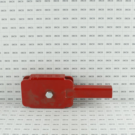 The Little Beaver 30323 attachment shown against a scale grid background, detailing the overall length and dimensions of the forged steel tool used for rapid commercial event tent setup.