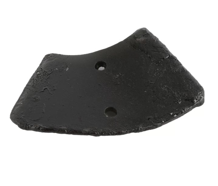 Alternate side view of the hardened steel cutting edge for Little Beaver standard augers, emphasizing the rugged build quality required for consistent post-hole digging performance.