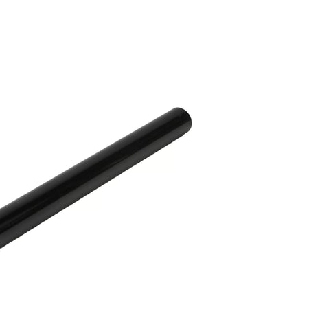 Close-up studio view of the opposite terminal end of the Little Beaver 10340 structural torque tube, displaying a clean, rounded, open cylindrical steel profile interface.