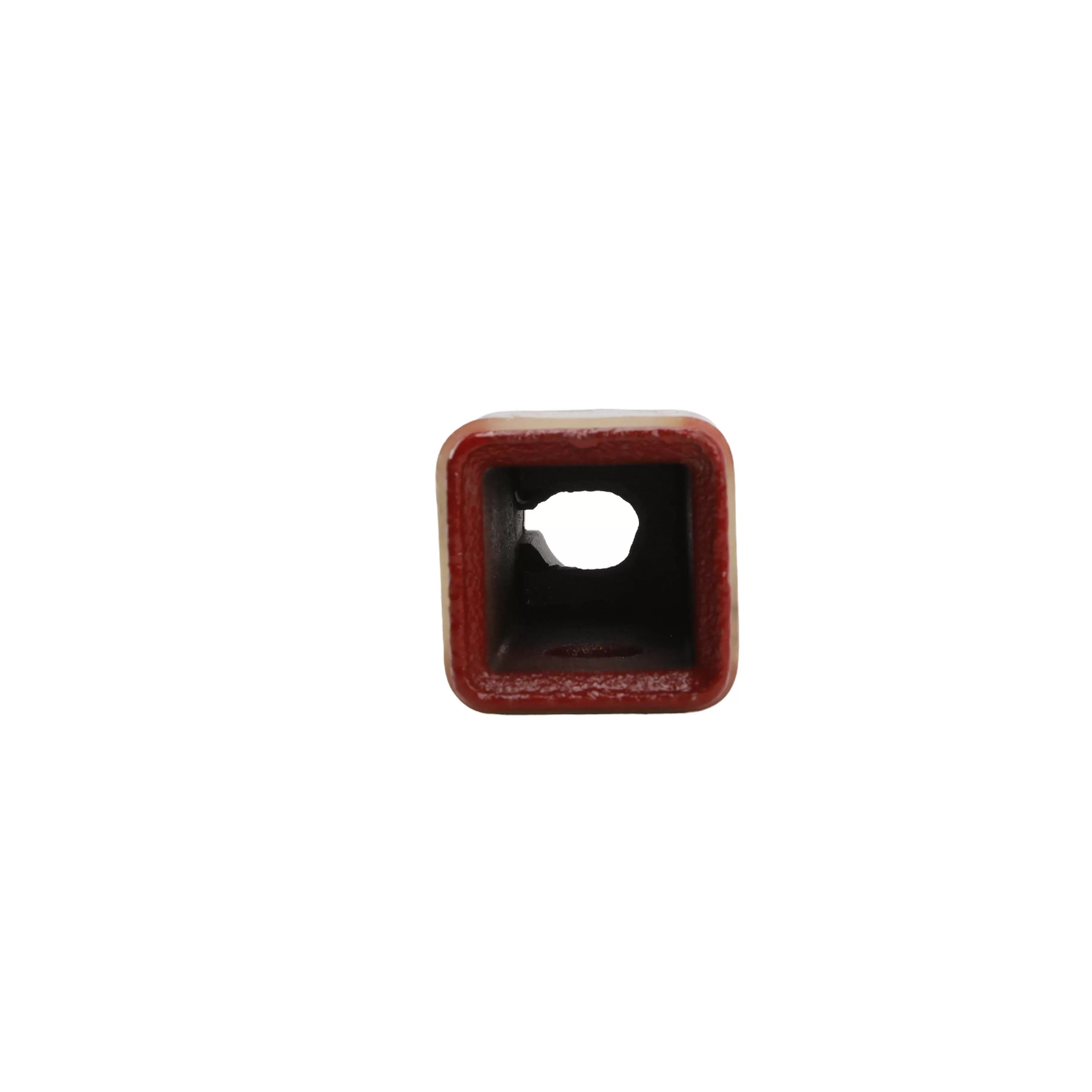 Direct view into the square drive socket of the Little Beaver 30272 adapter showing internal snap-button latch holes.
