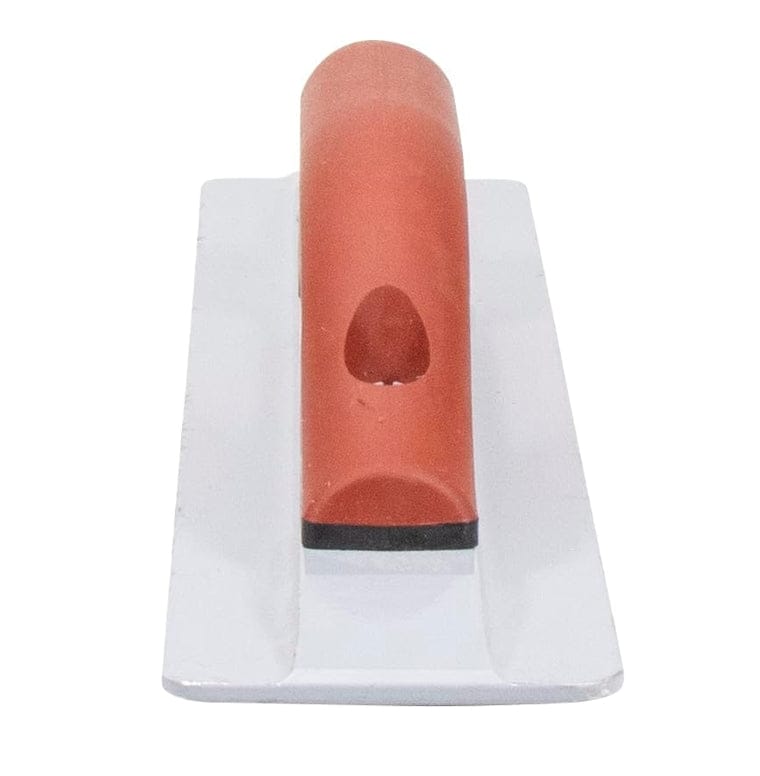 A front-end view of the MARSHALLTOWN float, looking down the length of the blade from the handle's perspective.