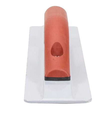 A front-end view of the MARSHALLTOWN float, looking down the length of the blade from the handle's perspective.