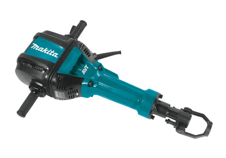 Break Concrete Without Breaking Yourself—Heavy-Duty Demolition Power with Advanced Vibration Control

The Makita HM1812 70 lb Advanced AVT® Breaker Hammer is engineered for serious demolition work with minimal operator fatigue. Powered by a robust 15 AMP motor, it delivers a staggering 53.9 ft.lbs. (72.8 Joules) of impact energy—comparable to air hammers but without the noise, vibration, or compressor hassle. This corded electric powerhouse features Makita’s Advanced AVT® Technology, a synchronized three-pa