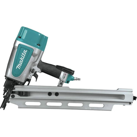 A side view of the Makita AN924 21-degree pneumatic framing nailer.