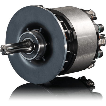Precision-machined armature and rotor components of the Makita BL brushless motor engineered for high air volume and extended motor life.
