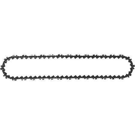 Makita E-02456 replacement chainsaw chain looped to display its 64 drive links and full chisel cutters for fast timber bucking.