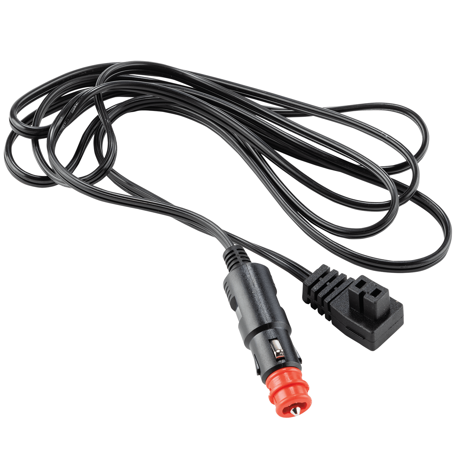 Included 12V/24V DC auto power adapter cord for plugging the Makita ADCW180Z cooler directly into vehicle cigarette lighter sockets.