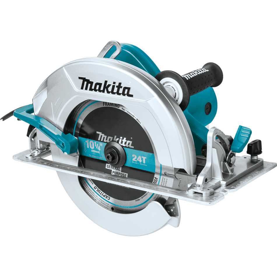 Makita HS0600 10-1/4 Inch Corded Circular Saw 15 AMP High Power Timber Saw Cuts 4x Material Single Pass Large Beam Saw with Magnesium Blade Case