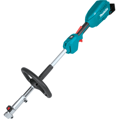Makita XUX02Z 18V LXT brushless couple shaft power head with ergonomic loop handle and rear battery port.