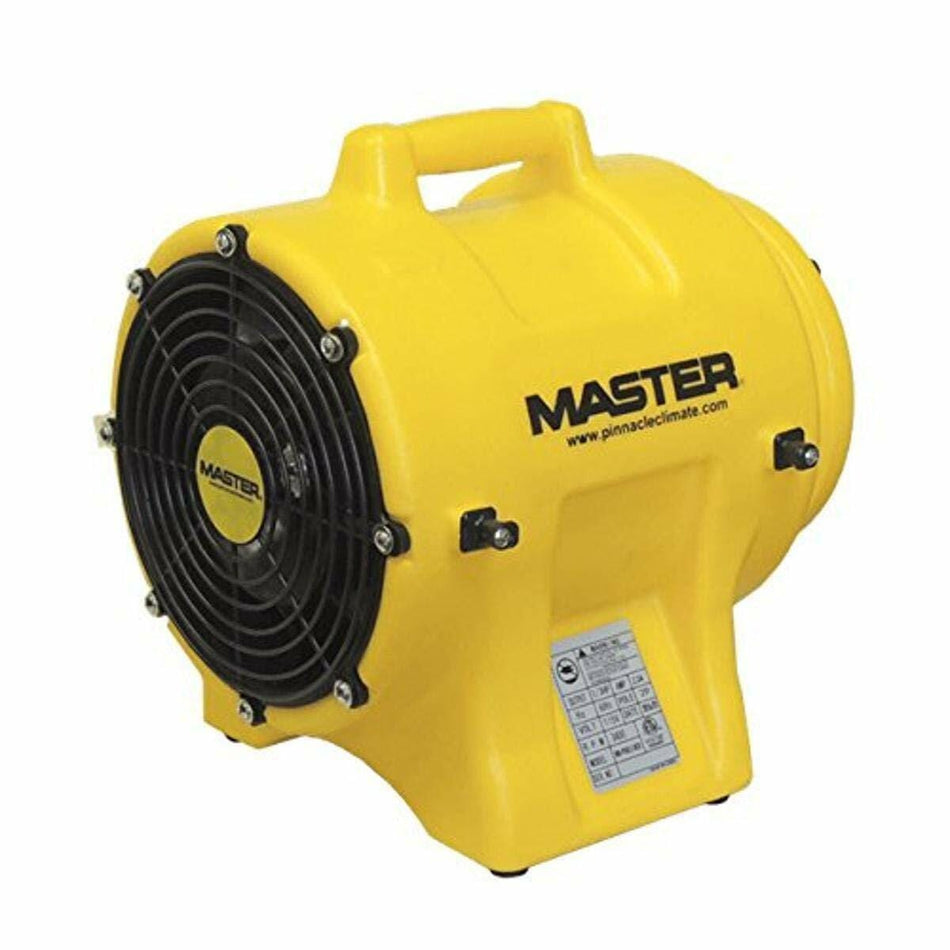 Master MB-P0813-DCR 8-Inch Confined Space Ventilation Blower with 930 CFM, 1/3 HP Motor, Stackable Safety Fan