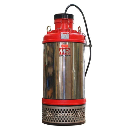 Multiquip 15 HP Submersible Centrifugal Pump ST61230 6" Discharge 674 GPM Stainless Steel Dewatering Pump for Confined Industrial Applications