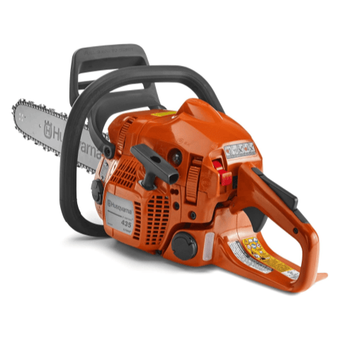 Husqvarna 435 Gas Chainsaw, 40-cc 2.2-HP, 2-Cycle X-Torq Engine, 16 Inch Chainsaw with Smart Start, For Wood Cutting and Tree Trimming