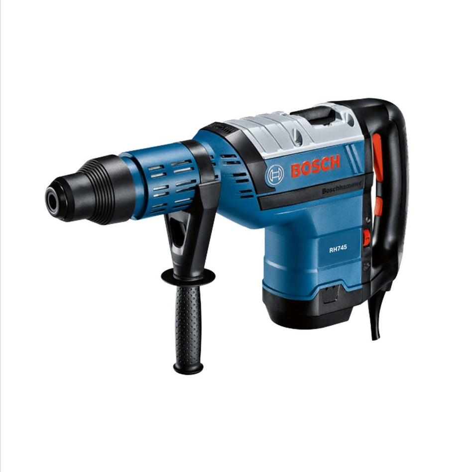Bosch Rotary Hammer RH745 1-3/4 Inch SDS-max (8.2 Ft-Lbs Impact Energy 13.5 Amp 2750 BPM Concrete Demolition Core Drilling Construction Tool Unit)