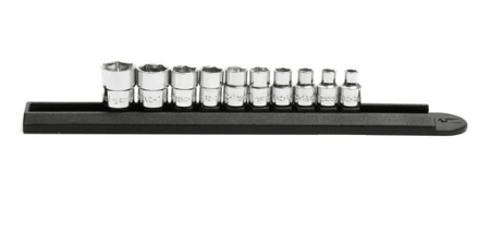 a 6-point SAE stubby socket set 