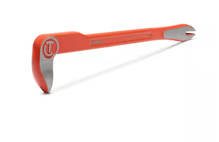 an orange Heat-Treated Forged Steel Nail Puller