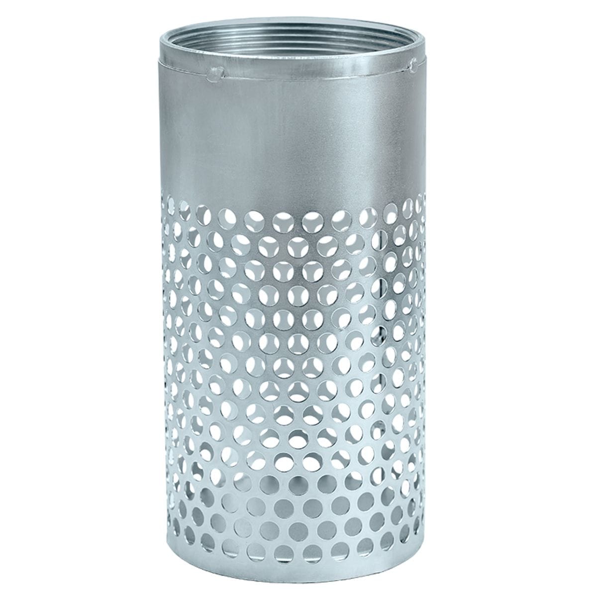 Seal Fast 2-Inch Cold Rolled Zinc Plated Steel Round Hole Long Strainer for Industrial Fluid Control and Corrosion Resistance