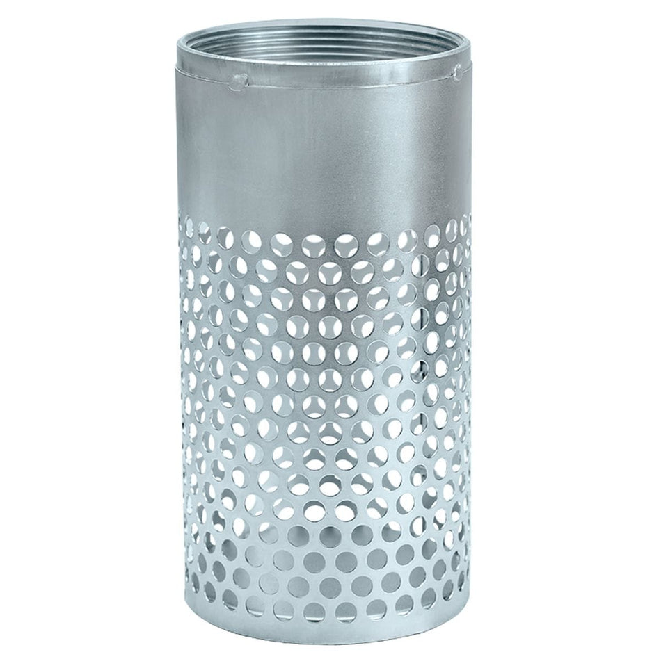 Seal Fast 2-Inch Cold Rolled Zinc Plated Steel Round Hole Long Strainer for Industrial Fluid Control and Corrosion Resistance
