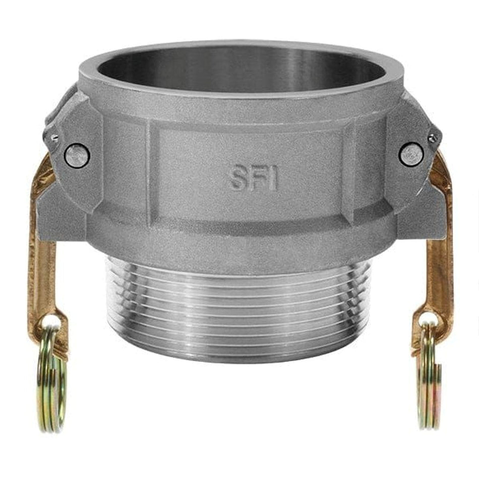 SealFast Female NPT x Male NPT Cam & Groove Coupling Aluminum with Buna-N gasket for 2" to 6" sizes