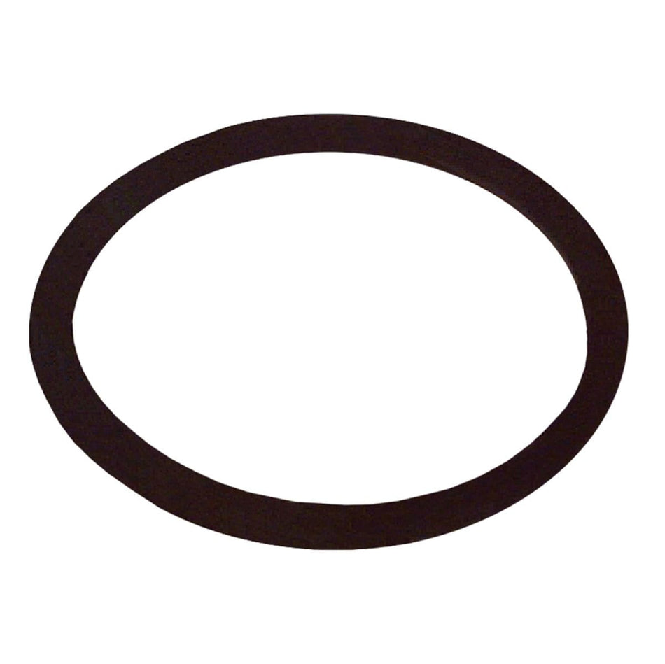 Black SBR rubber gasket with a flat circular shape and hollow center. Designed for leak-resistant sealing in shank couplings, this gasket fits sizes from 1" to 6" and is used in industrial hose systems for water, slurry, and chemical transfer. Smooth edges and uniform thickness ensure a precise fit