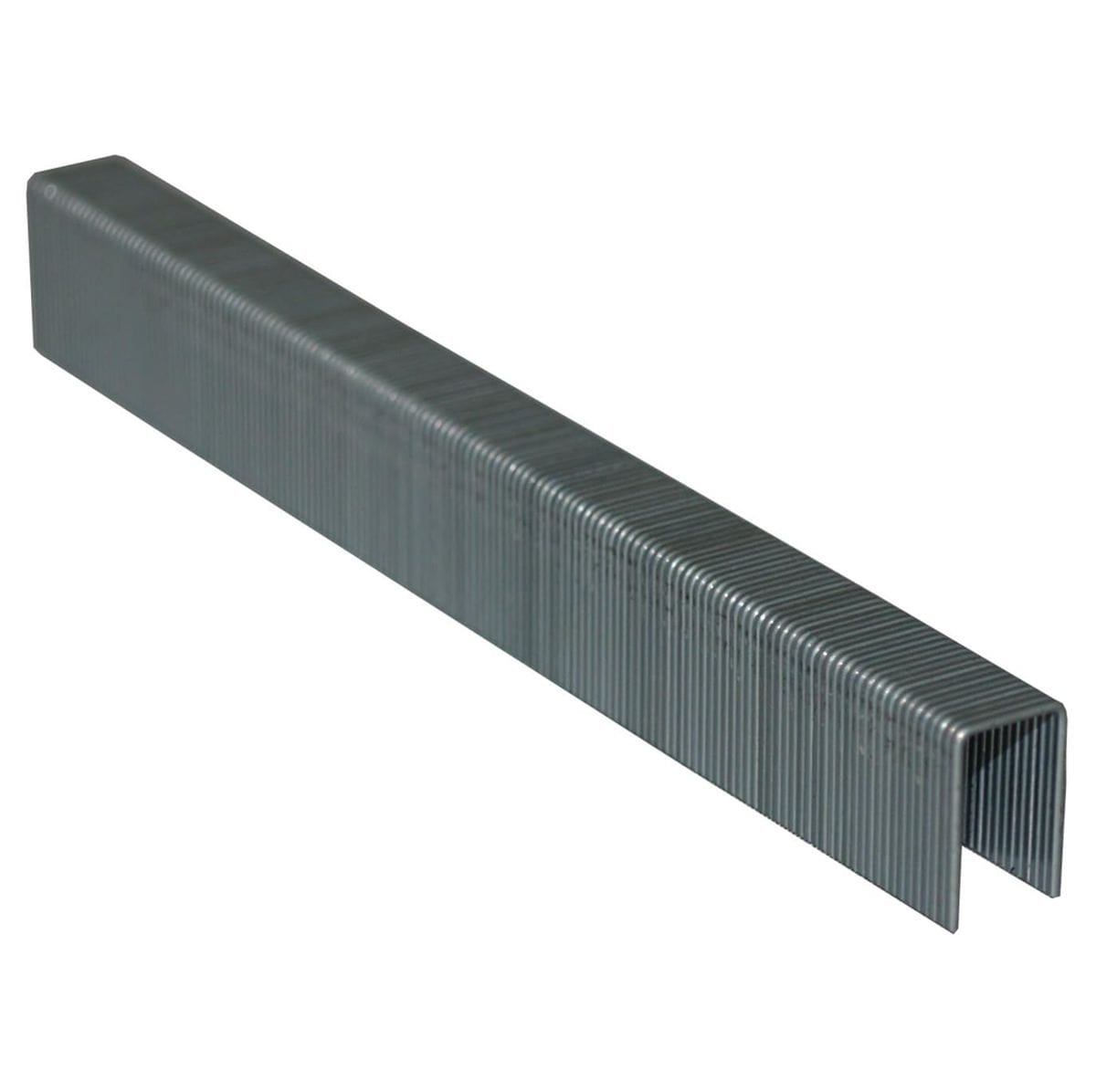 Spot Nails Spot Nails 87009-10000 3/8-inch Crown Staples with 9/16-inch Leg in a stacked row.