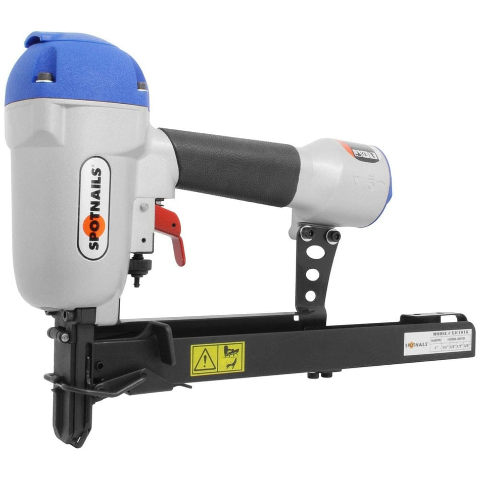 SpotNails 18 Gauge Brad Nailer 3/8 to 1-1/4 Inch Pneumatic Tool CB1832 for Trim Molding Hardwood Flooring Furniture and Cabinet Assembly