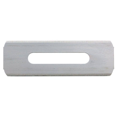 Stanley 11-525 high-carbon steel carpet knife blade featuring dual ground straight edges for efficient floor covering cuts.