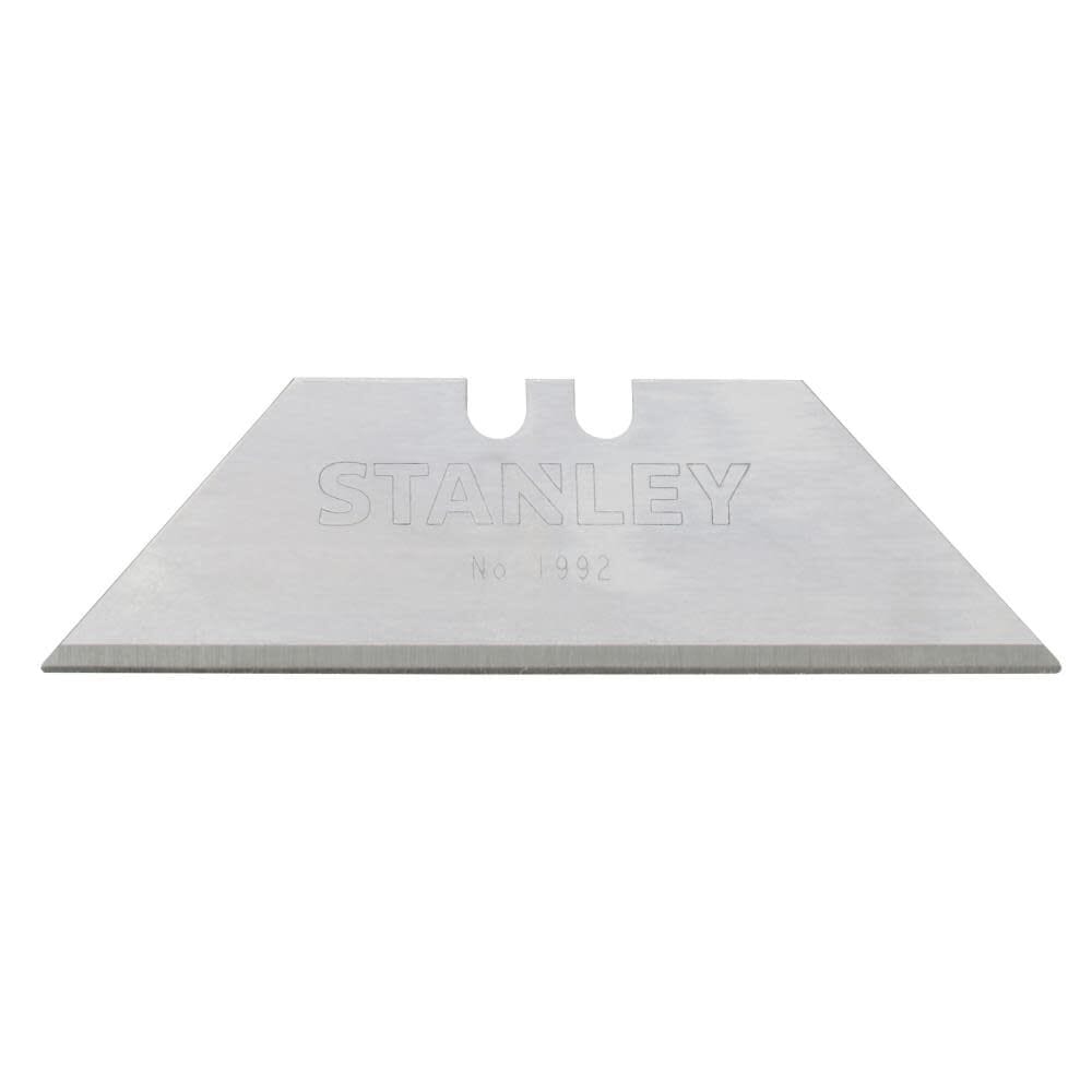 Stanley 1992 heavy-duty utility knife replacement blade featuring a precision-honed edge for general-purpose construction cutting.